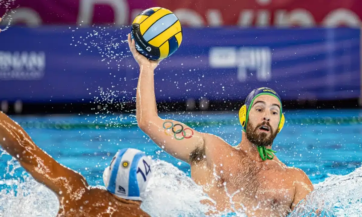 Brasil vence Argentina e conquista ouro no polo aquático masculino