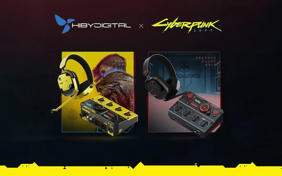 HiBy mostra quatro versões de acessórios de Cyberpunk 2077