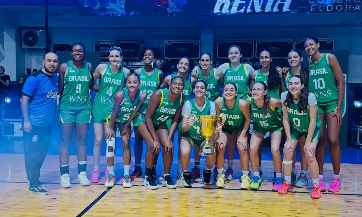 Seleção brasileira sub-15 conquista bronze em torneio sub-17 na Argentina