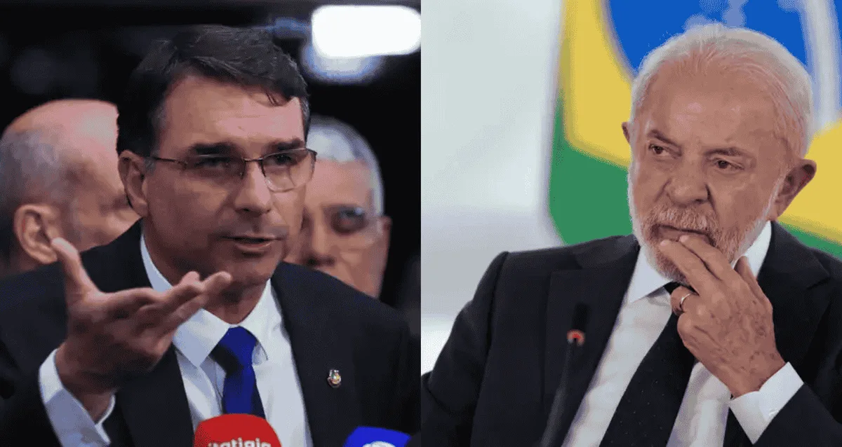 Pesquisa aponta disputa equilibrada entre Flávio Bolsonaro e Lula no segundo turno
