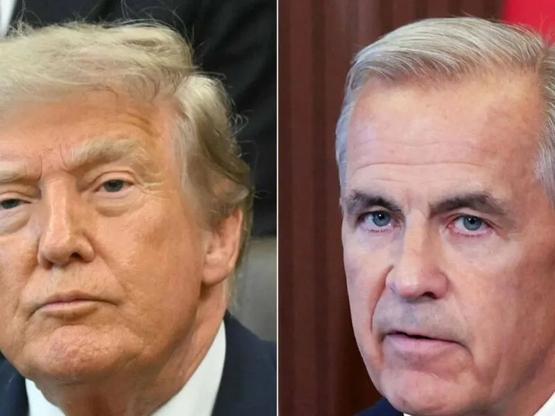 Carney afirma que ainda conversa com Trump em meio a tarifas entre países