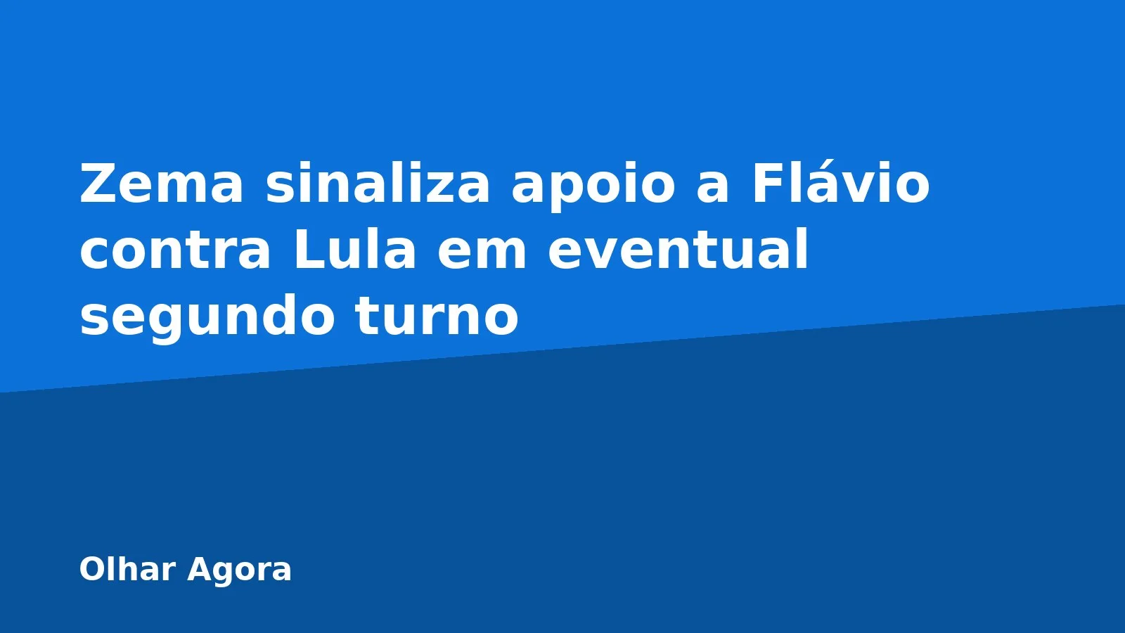 Zema sinaliza apoio a Flávio contra Lula em eventual segundo turno