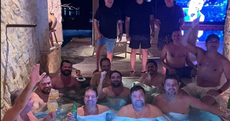 PF investiga vazamento de foto de Weverton Rocha em piscina com políticos