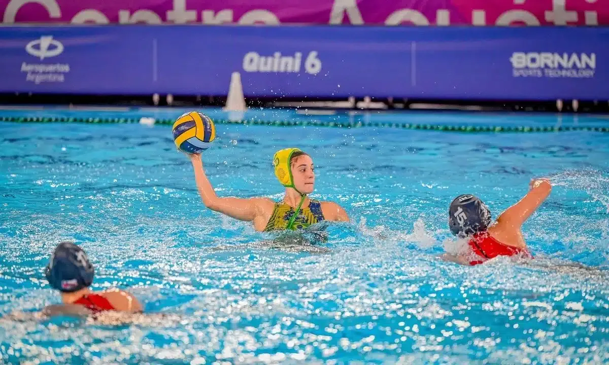 Brasil chega às decisões feminina e masculina do polo aquático em Santa Fé