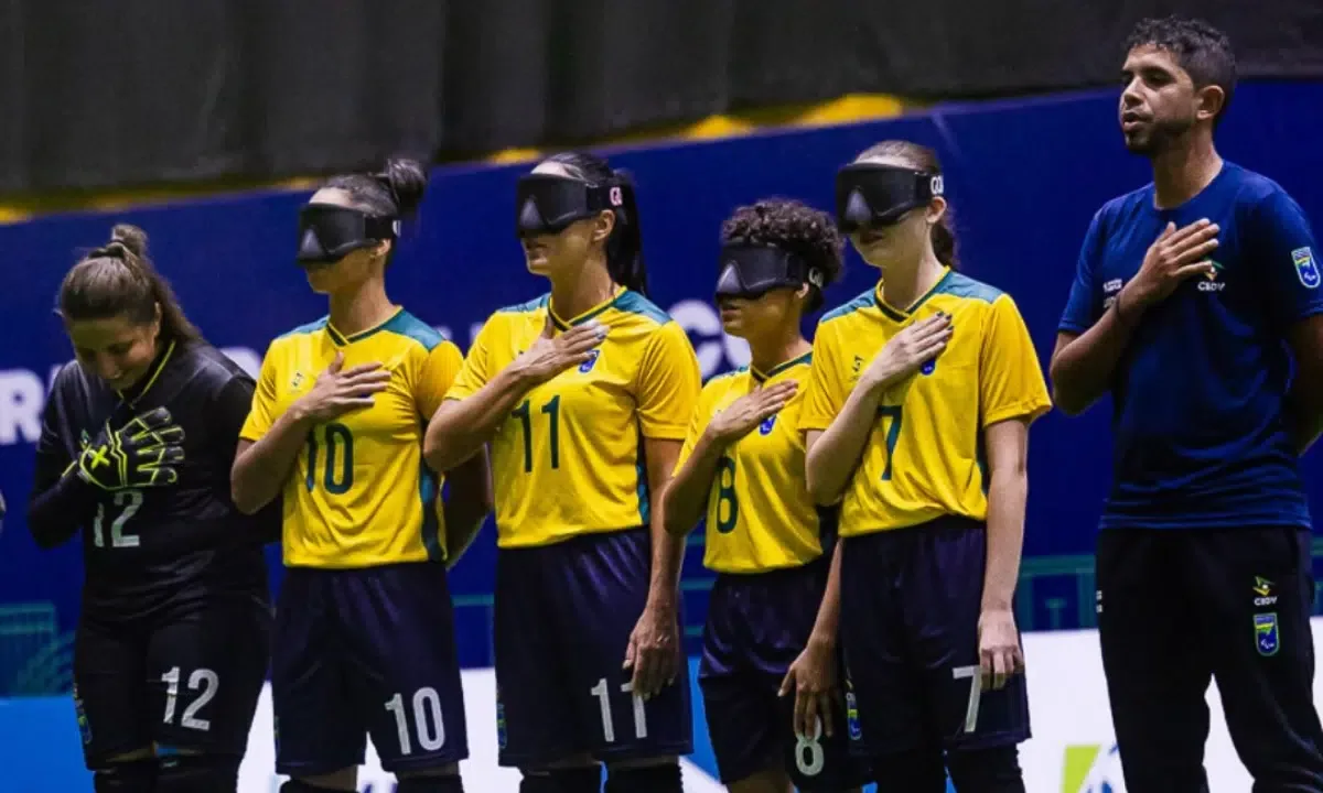 Brasil estreia em torneio continental com vice diante da Argentina no futebol de cegos
