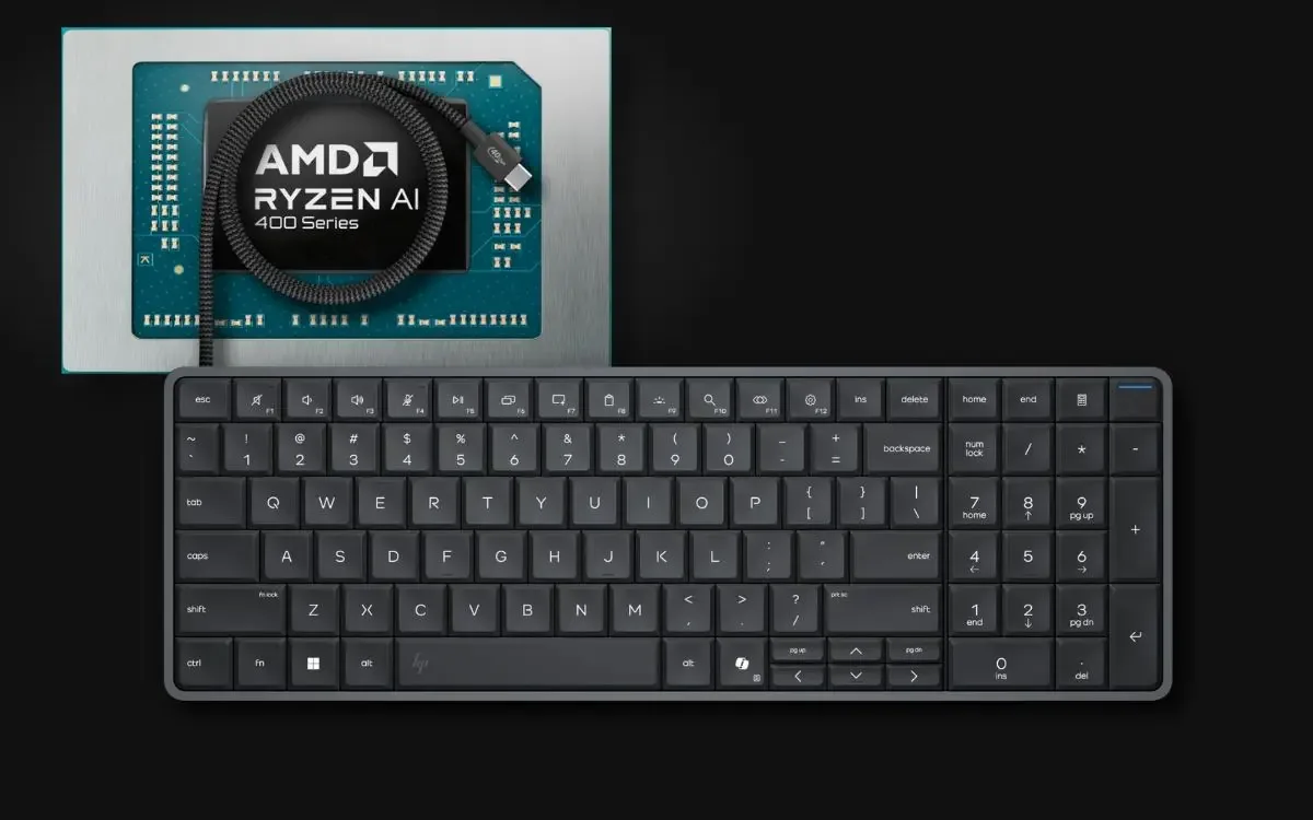 HP lança EliteBoard G2a com Ryzen AI Pro 400 por US$ 3.028