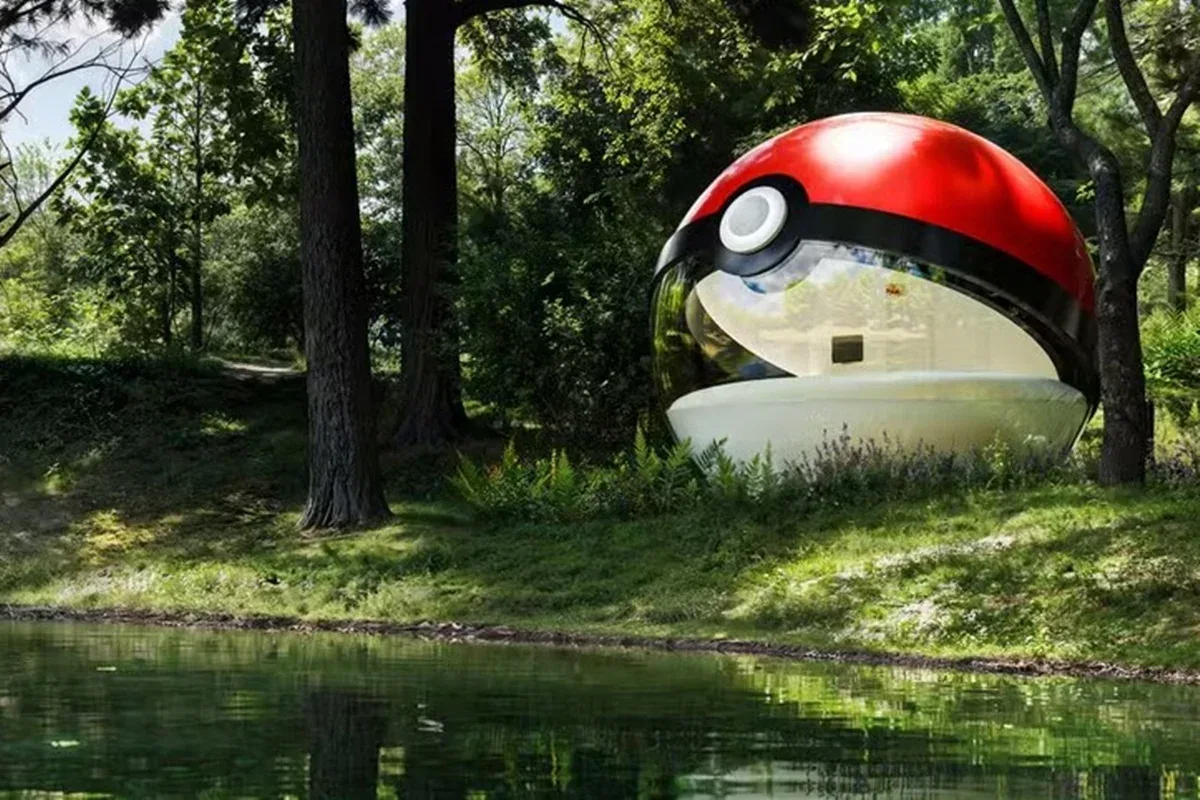 Cabana em formato de Poké Ball é criada em ilha do Japão