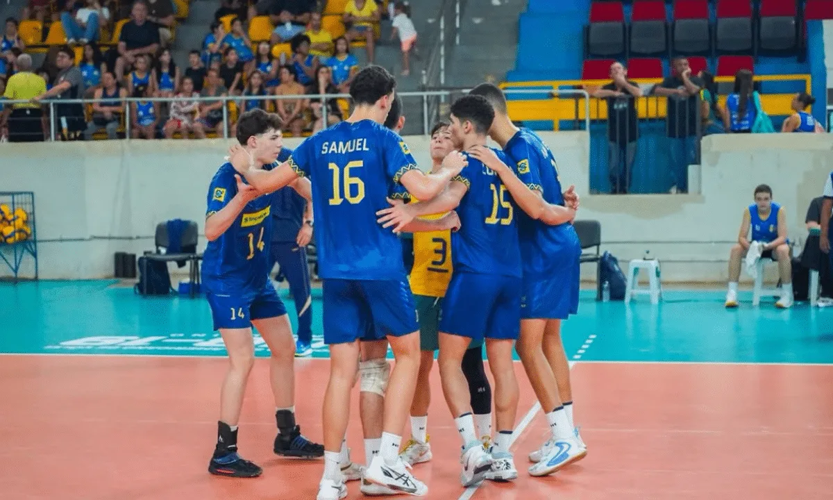 Nove aces levam Brasil à semifinal do Sul-Americano Sub-19