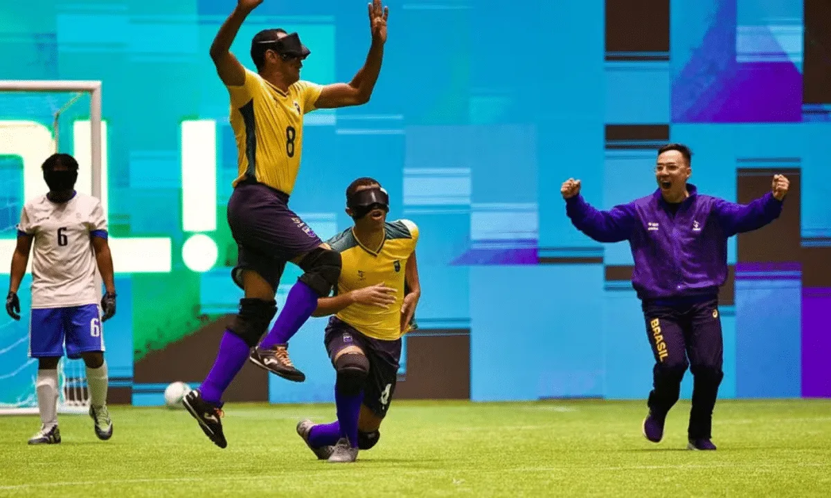 Brasil bate Colômbia e leva sétima Copa América de futebol de cegos