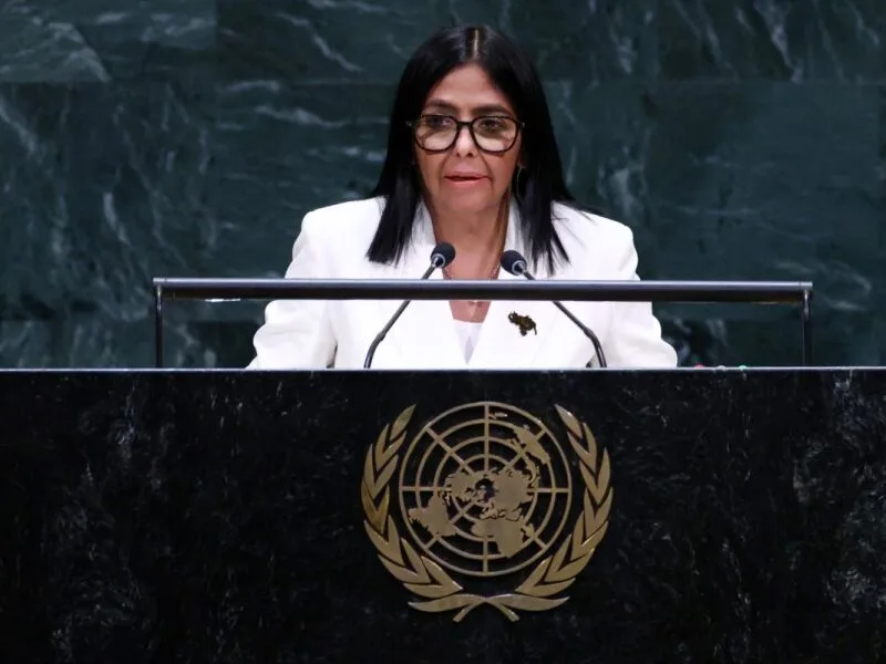 Delcy diz na ONU que Venezuela terá eleições, sem indicar prazo
