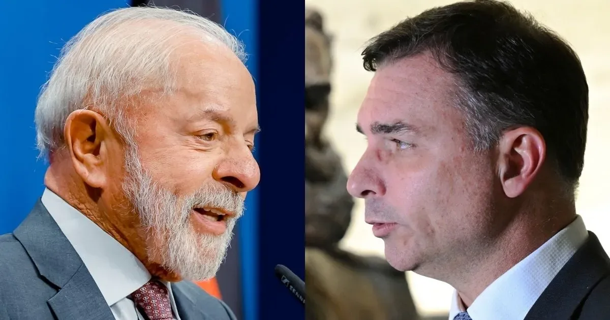 Lula marca 46% e Flávio Bolsonaro, 44% em simulação de 2º turno