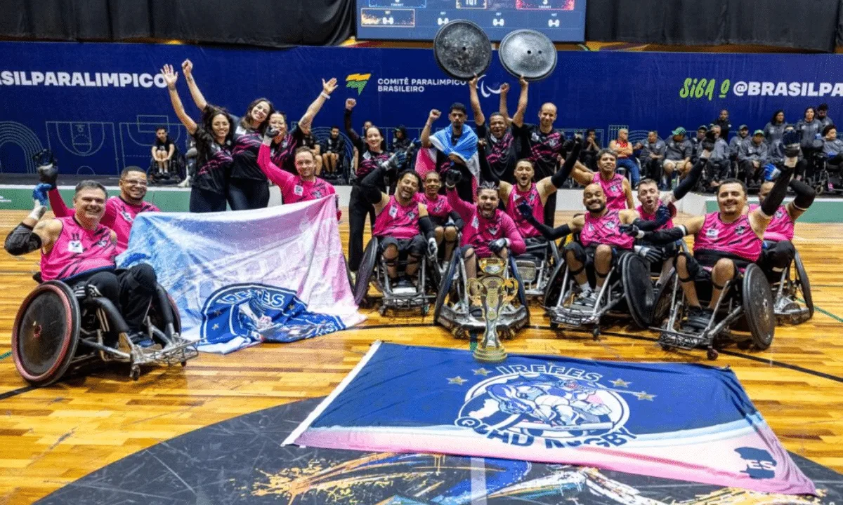 Irefes/Sesport conquista título brasileiro de rúgbi em cadeira de rodas