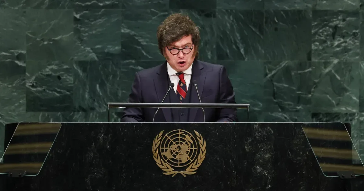 Milei critica ONU e questiona atuação sobre Malvinas e pandemia