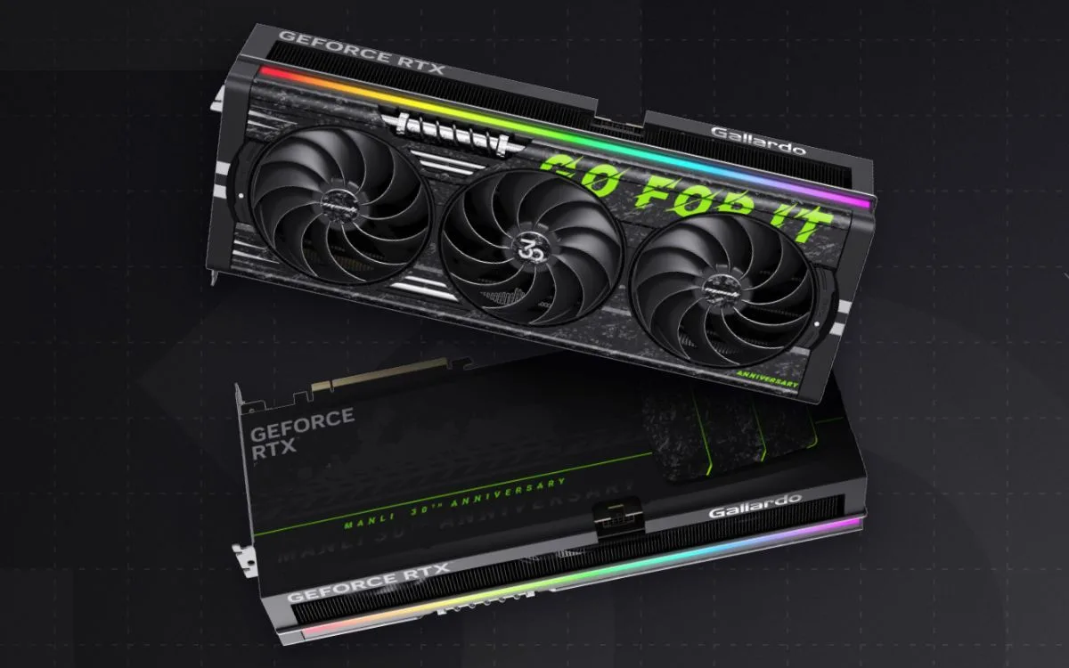 Manli lança RTX 5080 de aniversário limitada a 500 unidades