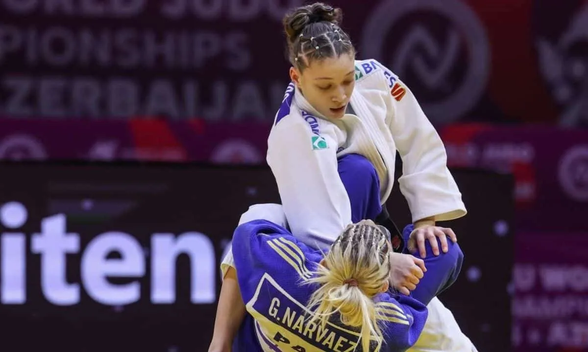 Clarice Ribeiro avança duas vezes e termina Mundial de Judô em sétimo