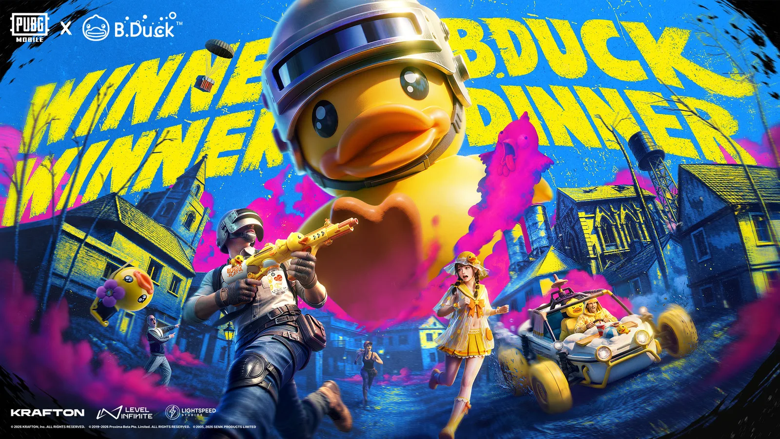 PUBG Mobile traz coleção de B.Duck e recursos para criação de conteúdo