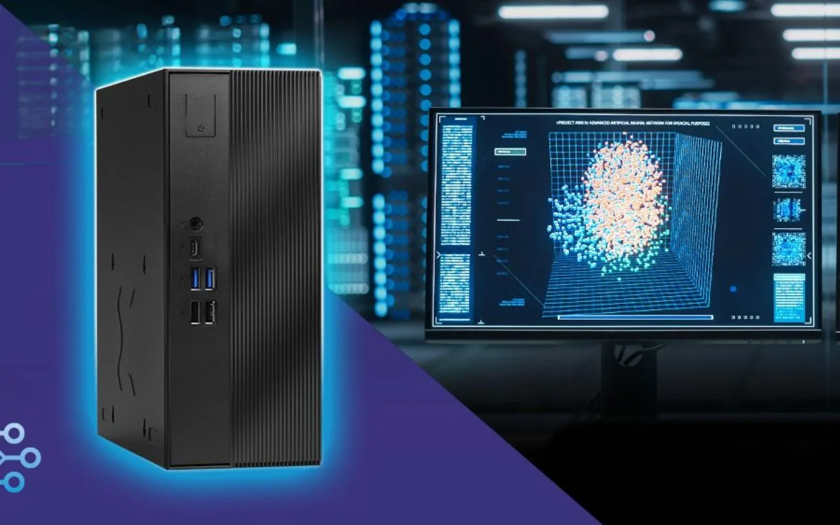 ASRock apresenta workstation de 5L com suporte a GPUs RTX PRO Blackwell