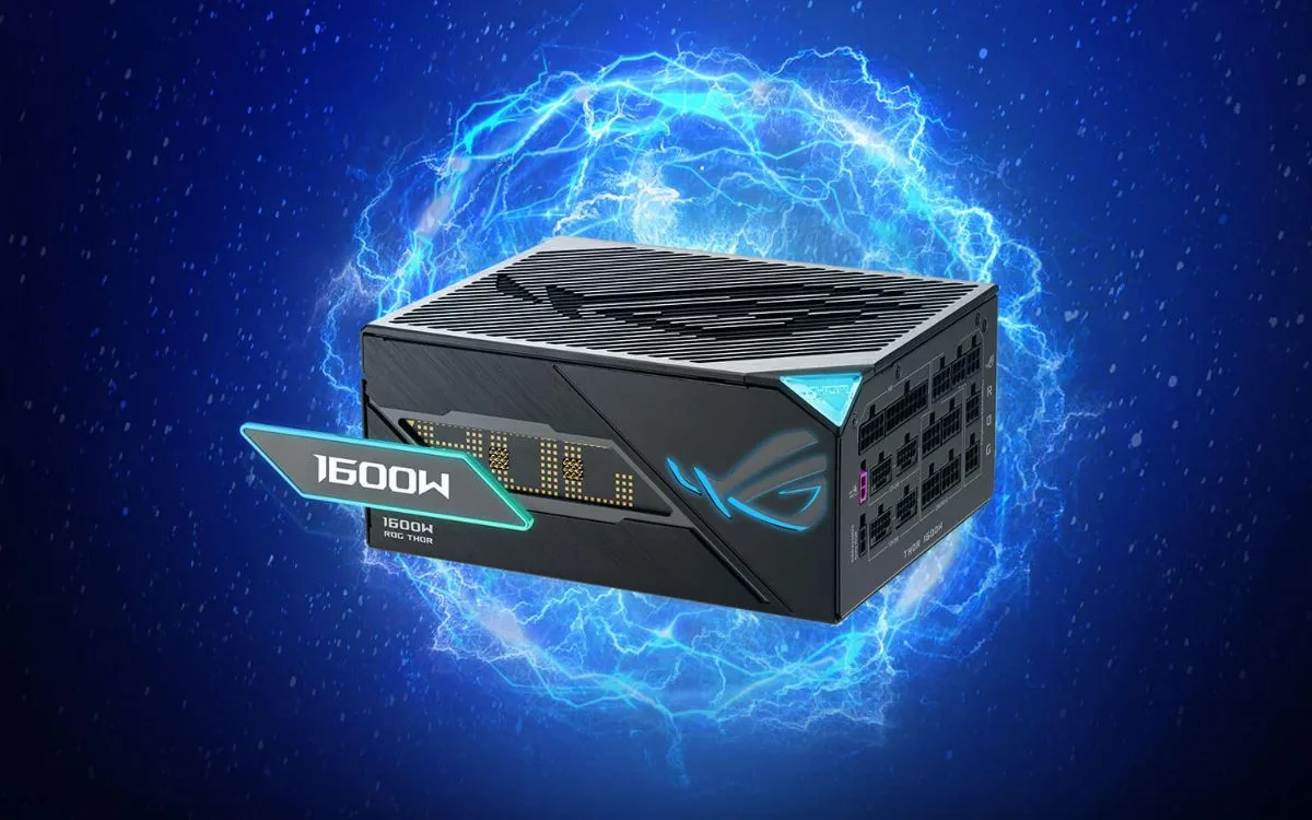 ROG Thor Titanium III EVO monitora consumo e estabiliza energia da GPU