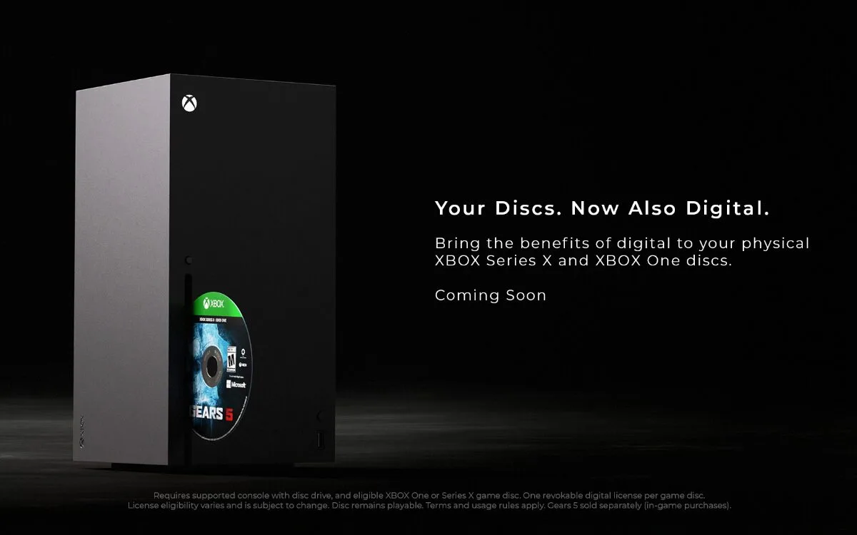 Disc to Digital do Xbox depende de adesão das editoras