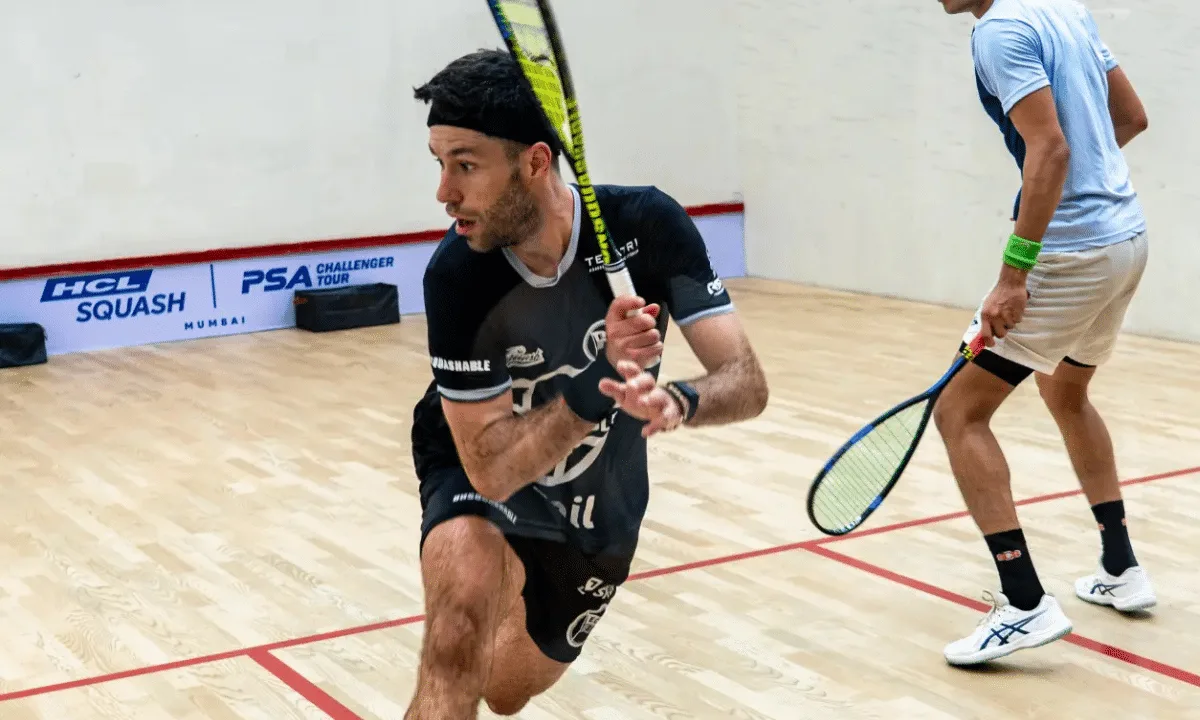 Diego Gobbi fica com a prata no Challenger 18 de Squash