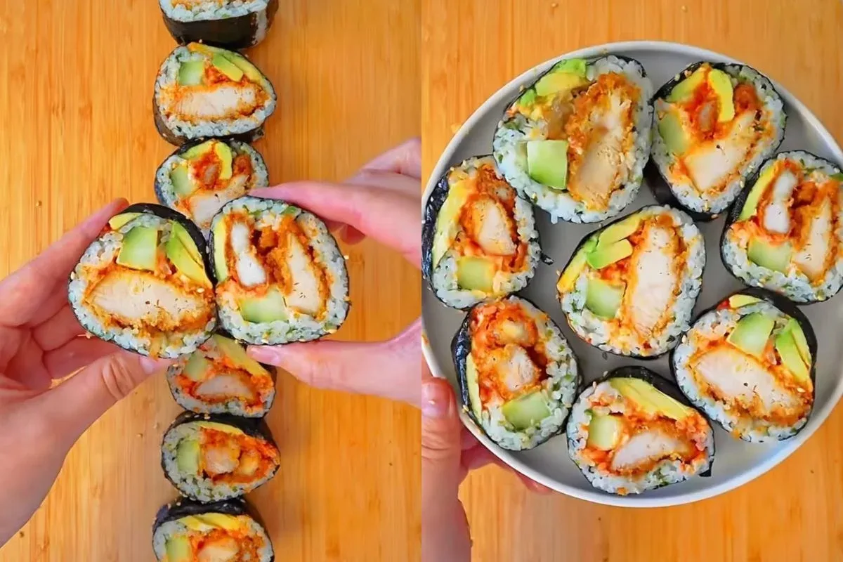 Sushi de frango troca arroz por couve-flor; veja como preparar