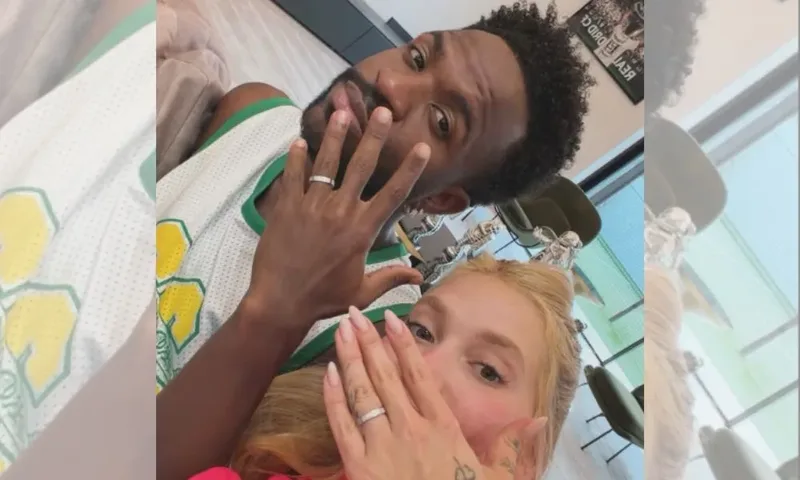Virginia Fonseca e Vinícius Júnior aparecem com alianças em foto