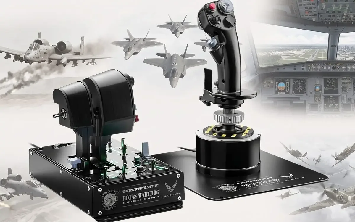 Thrustmaster atualiza controles HOTAS Warthog para simuladores no PC