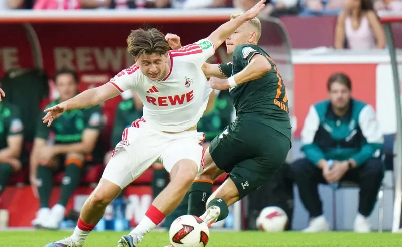 Köln cede empate ao Werder Bremen após sair na frente