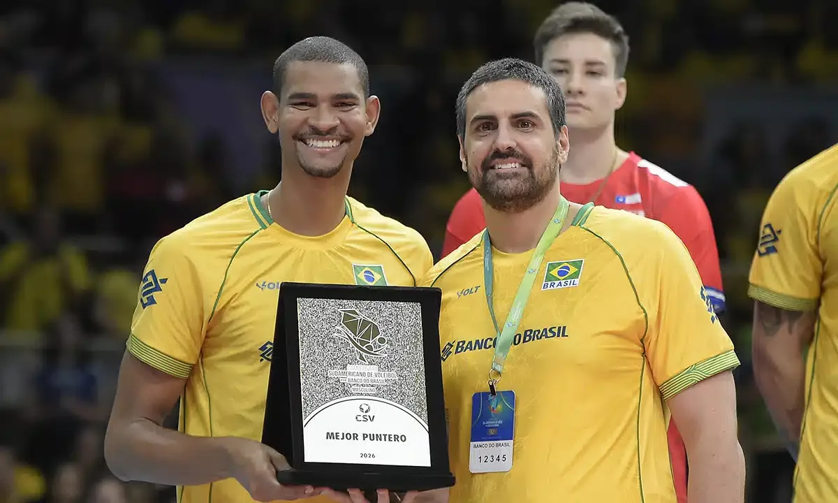 Adriano promete evolução no saque do Brasil rumo a Los Angeles 2028
