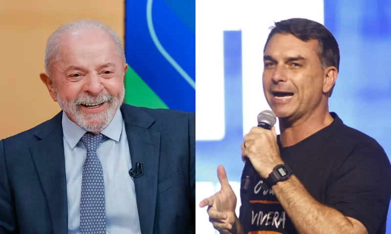 Lula marca 41% e Flávio Bolsonaro chega a 42% em simulação de 2º turno