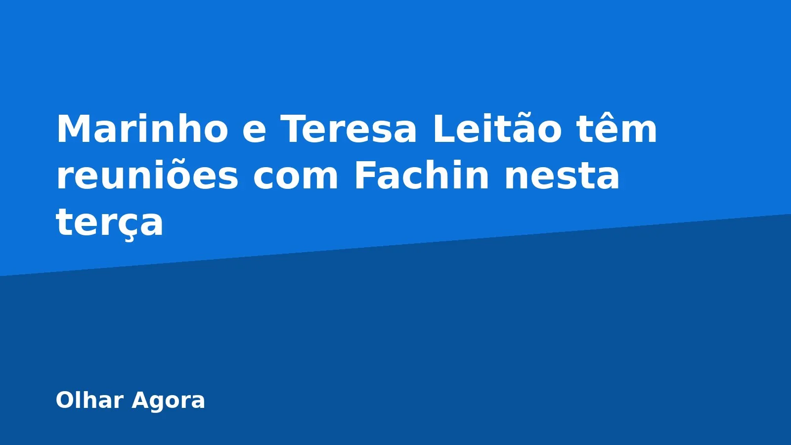 Marinho e Teresa Leitão têm reuniões com Fachin nesta terça