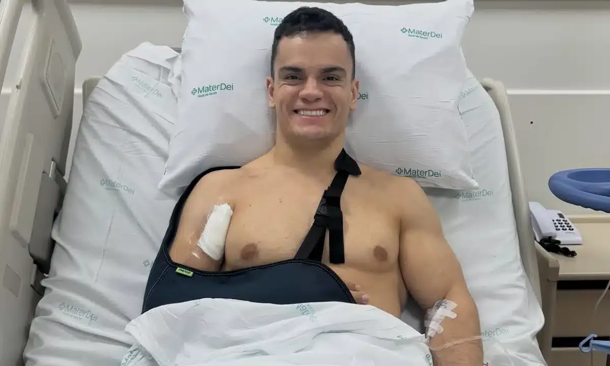 Caio Souza é operado após lesão na final das argolas