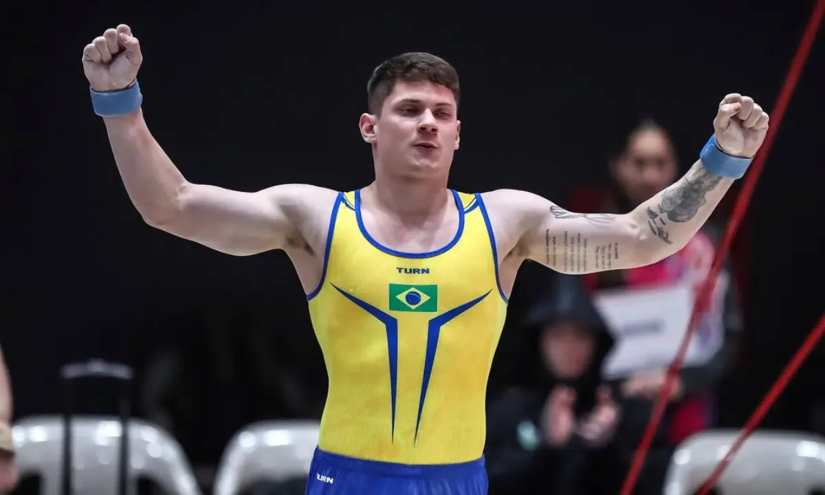 Brasil leva ouro por equipes e Diogo Soares vence individual na ginástica