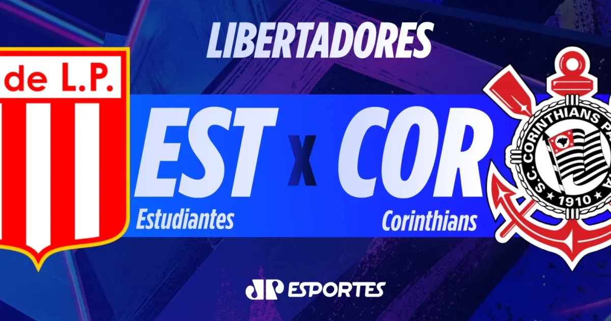 Estudiantes e Corinthians jogam pelas quartas da Libertadores nesta quarta