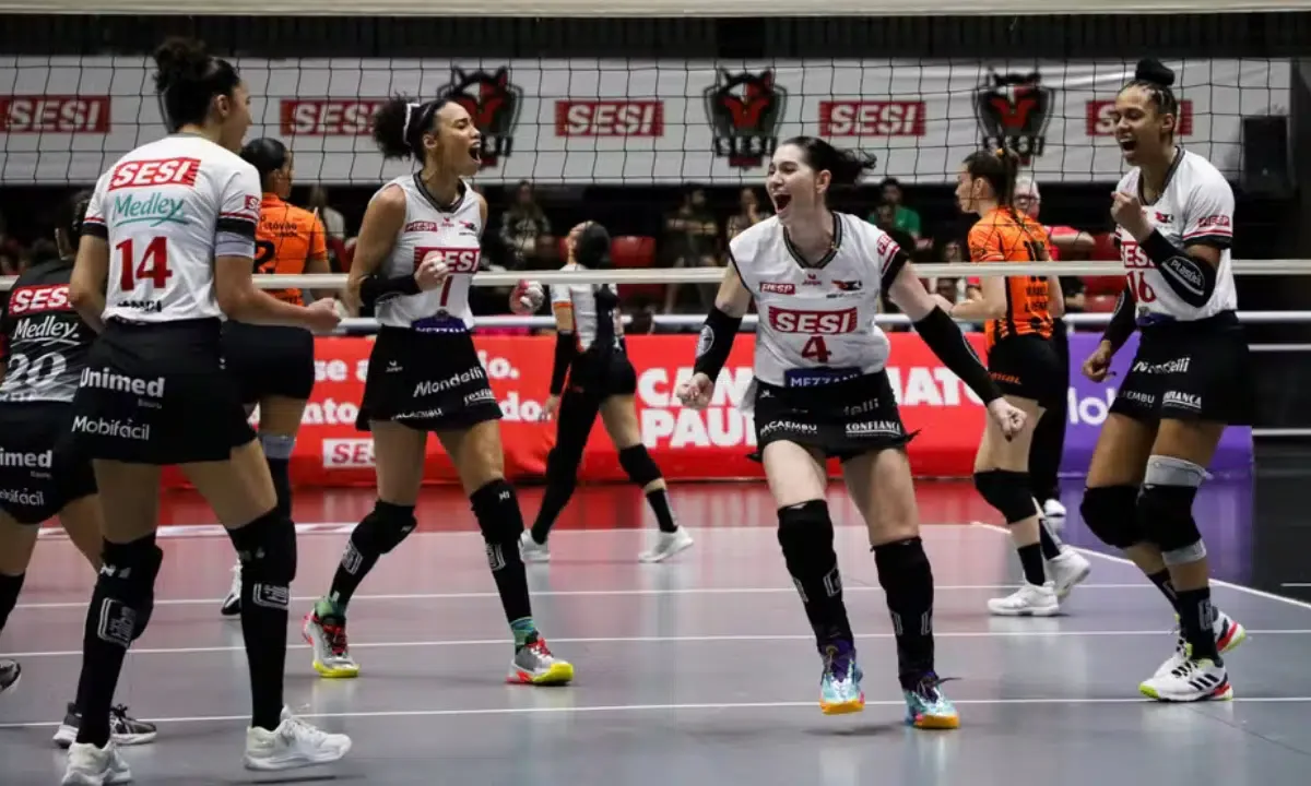 Sesi/Bauru supera Osasco no tie-break pelo Paulista feminino