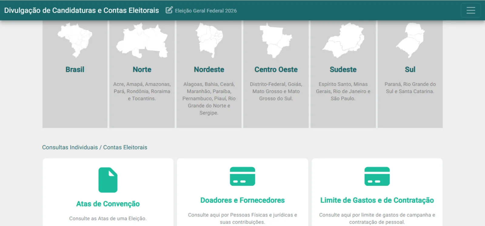 DivulgaCandContas mostra doadores, fornecedores e gastos eleitorais