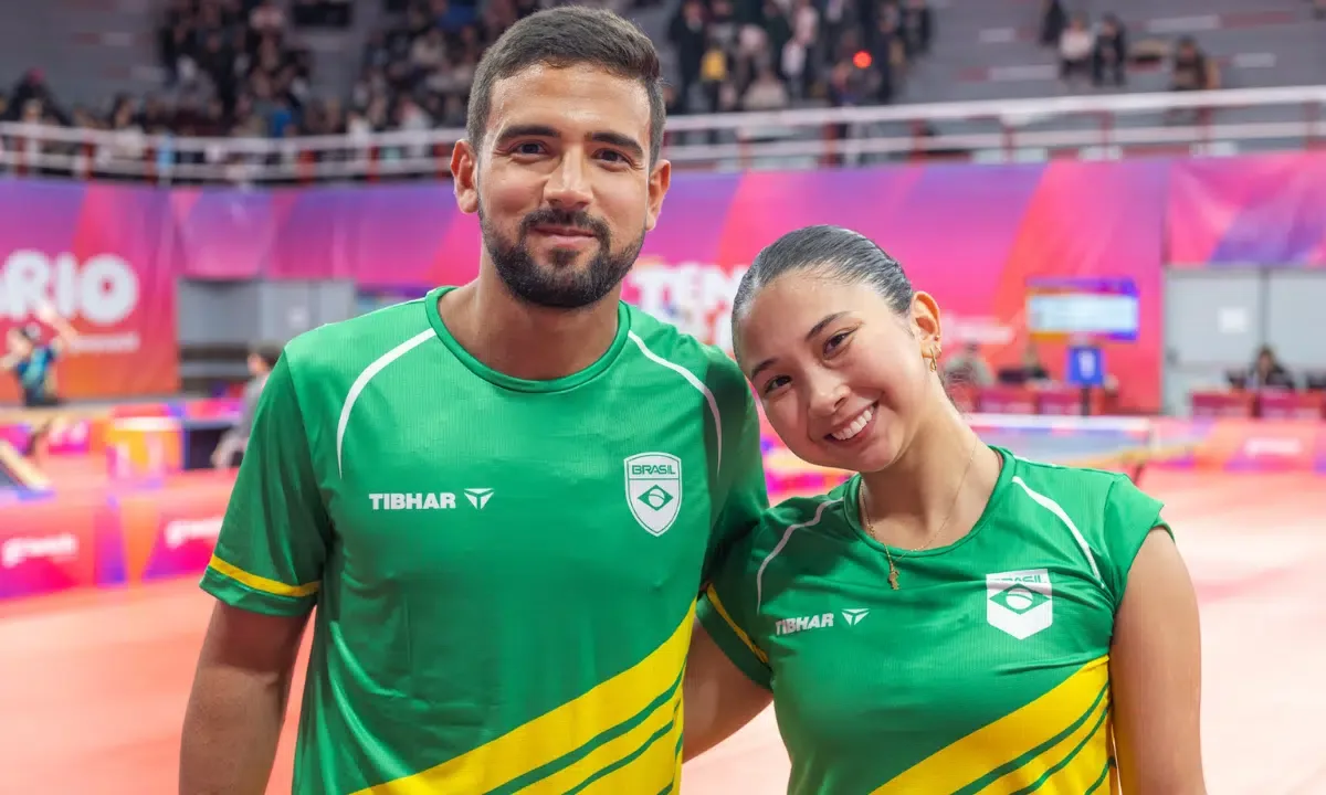 Dupla chilena vira sobre o Brasil e fica com o ouro no tênis de mesa
