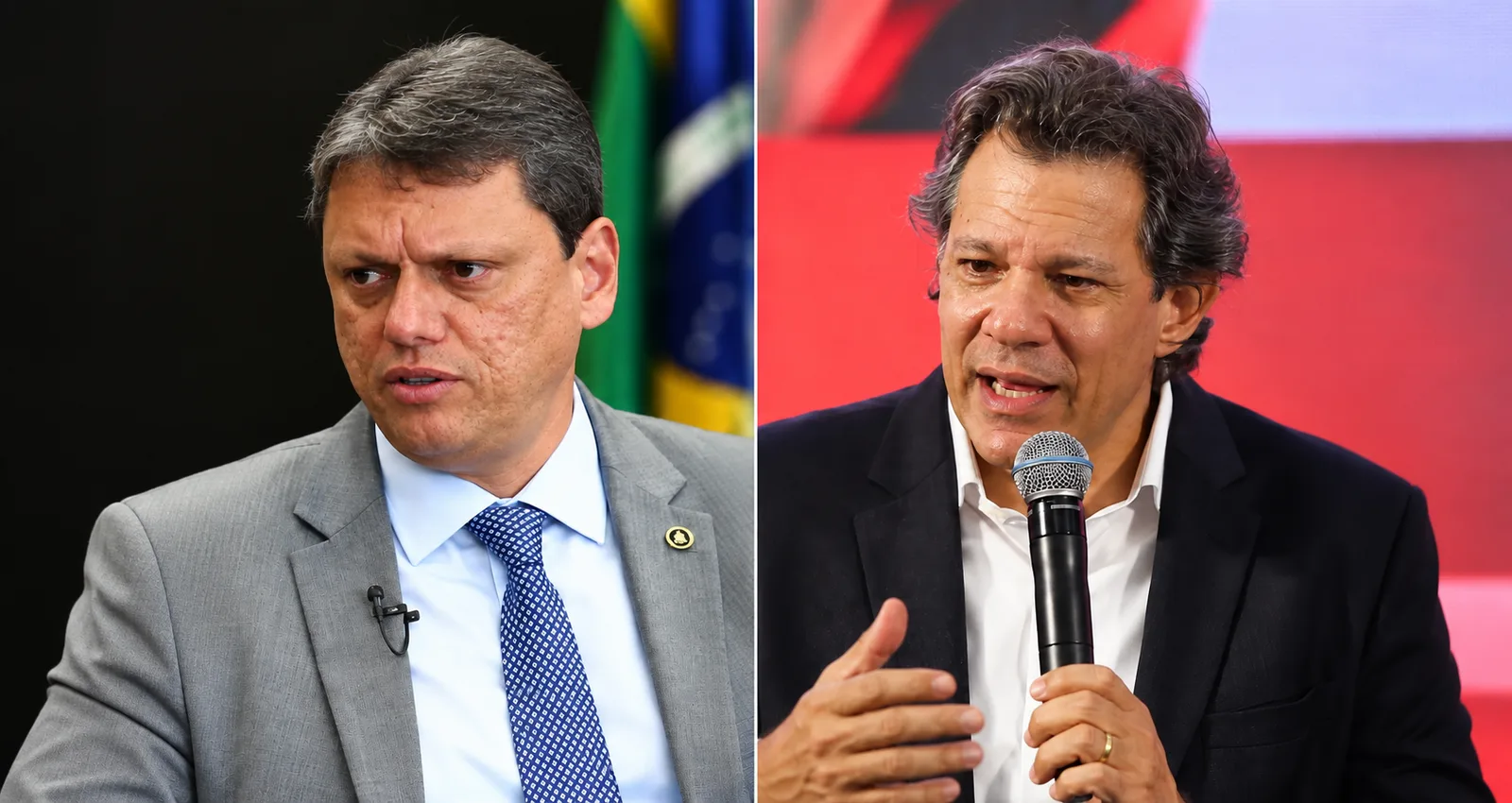 Tarcísio chega a 60% e mantém vantagem sobre Haddad em SP