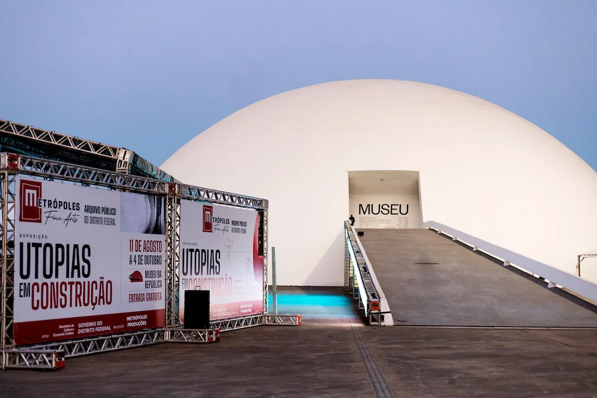 Mostra sobre Brasília reúne mais de 102 mil visitantes no Museu Nacional
