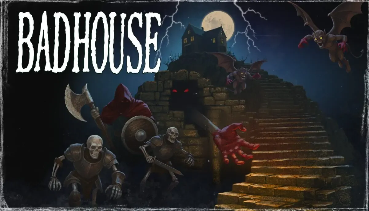 Bad House leva o jogador a um porão que nunca permanece igual