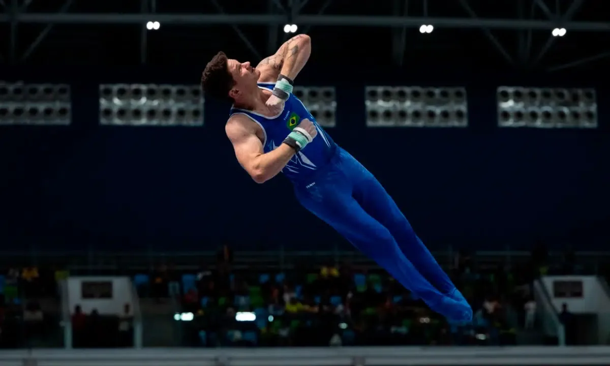 Brasil lidera equipes e individual geral na ginástica dos Jogos Sul-Americanos