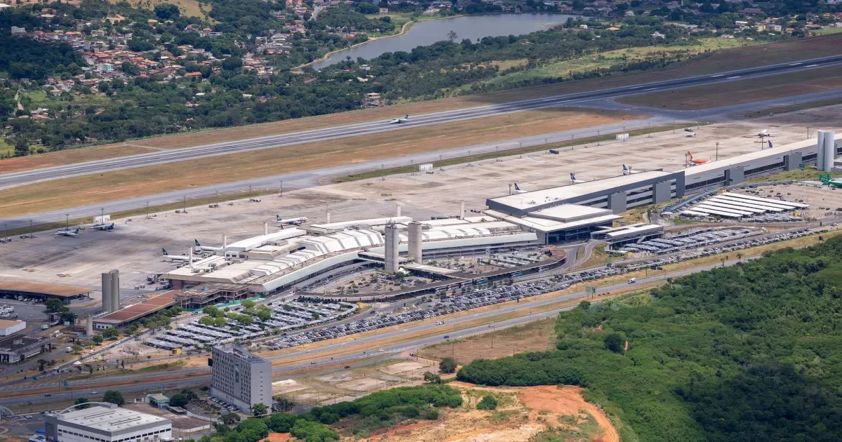 Aeroporto de Confins interrompe voos para manutenção na pista