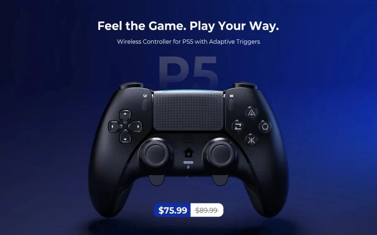 Abxylute P5 chega ao PS5 com efeito Hall e preço abaixo do Edge