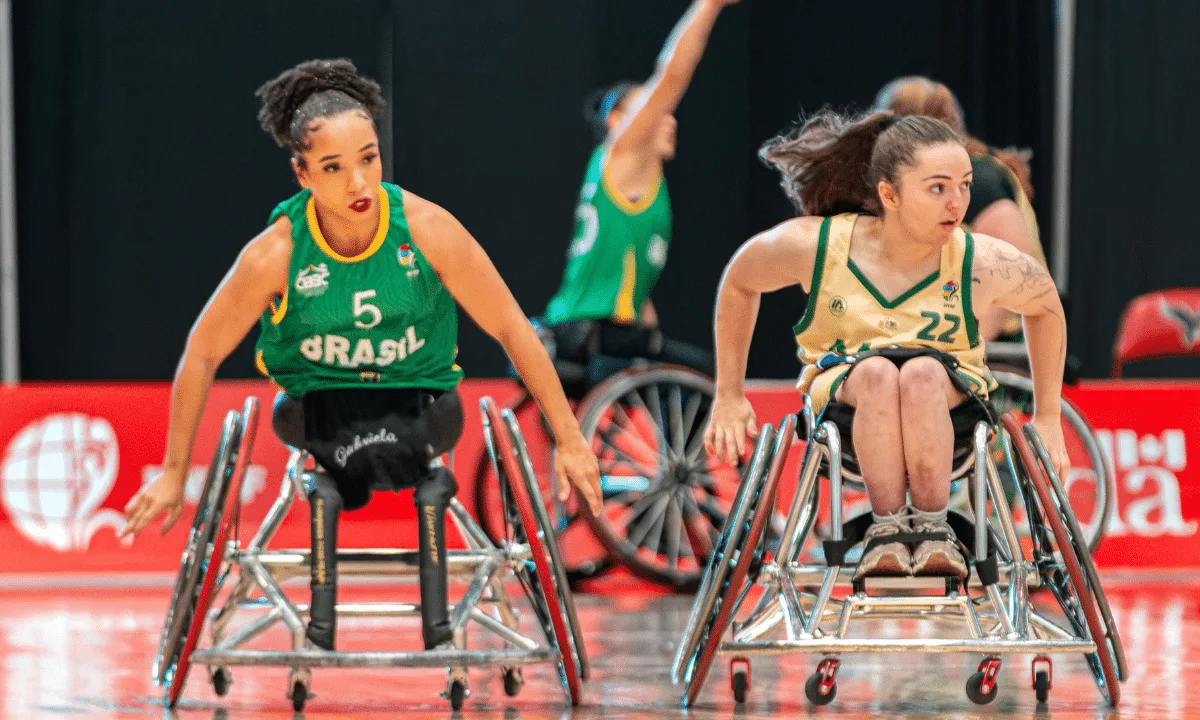 Canadá abre vantagem cedo e vence o Brasil no Mundial de cadeira de rodas