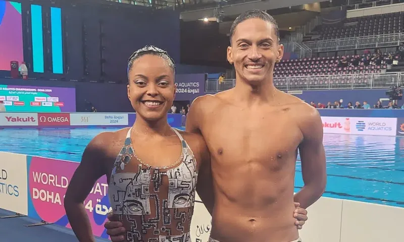 Brasil conquista prata e bronze no nado artístico em Santa Fé