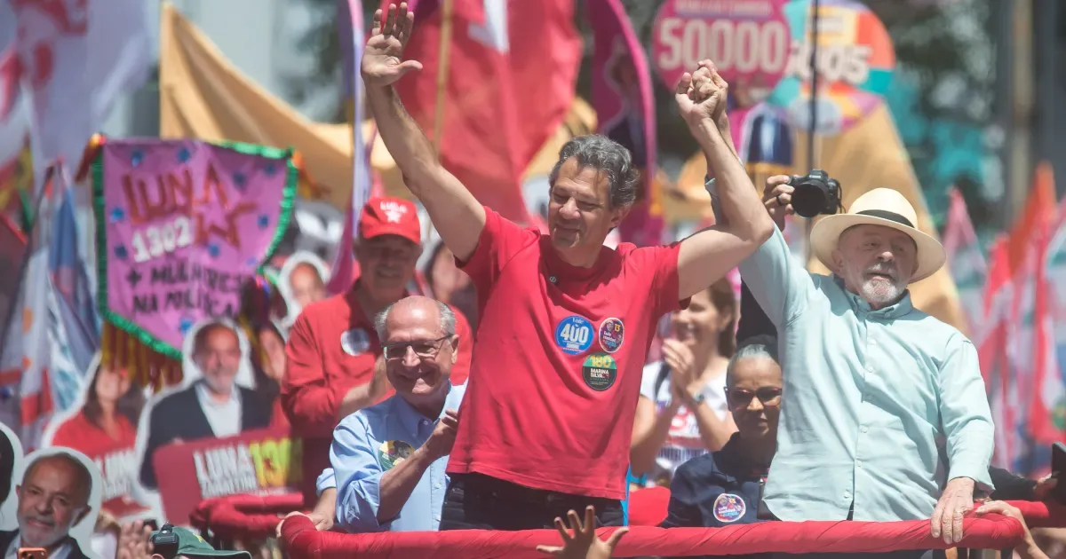 Haddad acusa Nunes de tentar barrar ato de Lula na Paulista