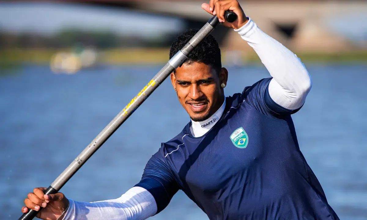Filipe Vieira leva prata no C1 1000m nos Jogos Sul-Americanos
