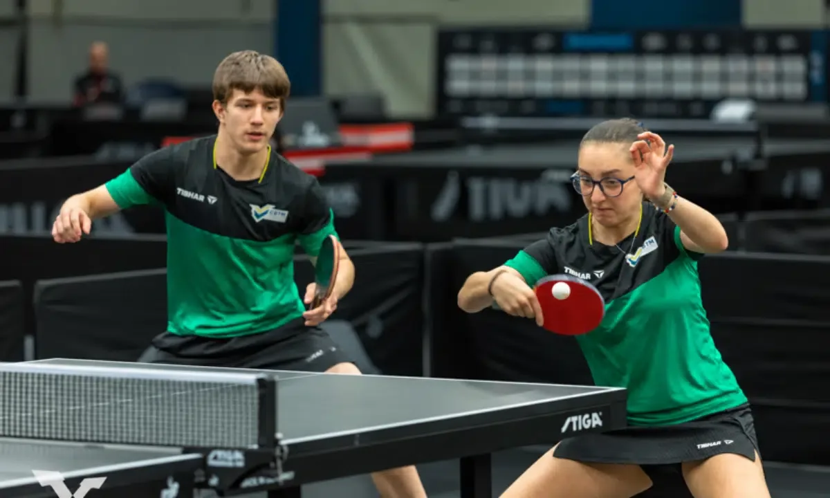 Flavio de Sousa e Bianca Borges vencem duplas mistas sub-15 na Bélgica