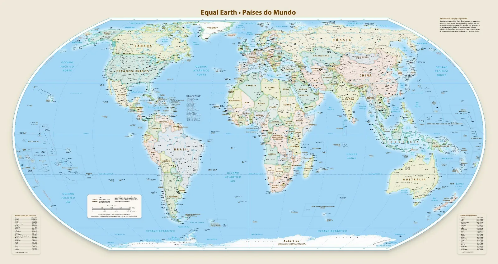 ONU aprova resolução para reduzir distorções nos mapas do mundo
