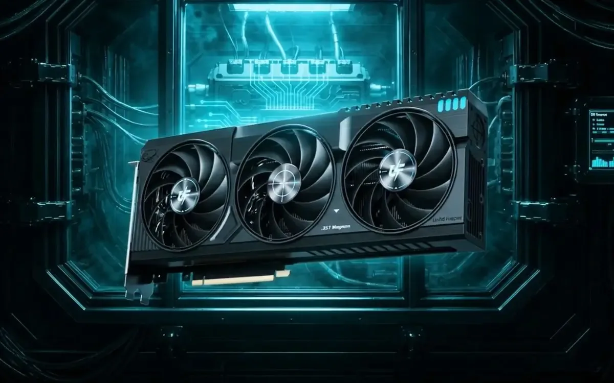 Manli equipa RTX 5060 UF com LEDs que indicam inclinação da GPU
